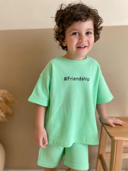 Waffle Baskılı İkili Takım - 6