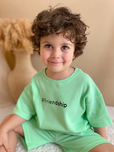 Waffle Baskılı İkili Takım - 5