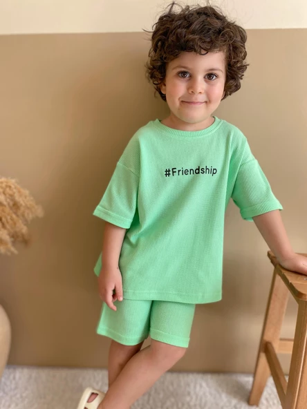 Waffle Baskılı İkili Takım - 2