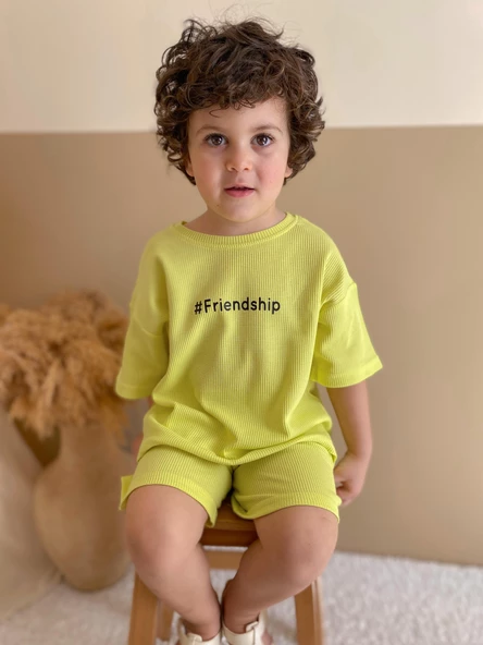 Waffle Baskılı İkili Takım - 11