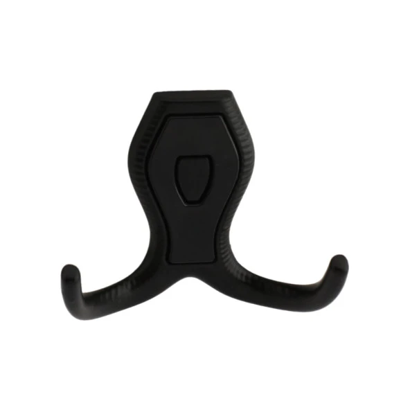 Galata Askı Vestiyer Mobilya Duvar Askısı Metal Dolap Elbise Askılığı Siyah Renk Siyah Kapaklı - Resim 5