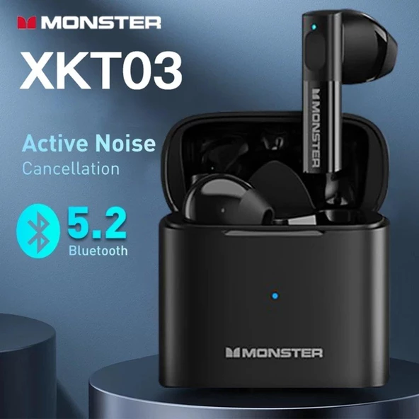 Monster Airmars XKT03 Kablosuz Kulaklık Siyah - Resim 2
