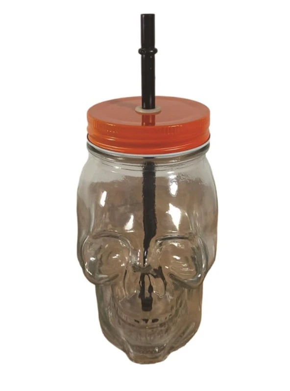 San Miguel Kuru Kafa Pipetli Kavanoz Bardak 450 ml Şeffaf - 2