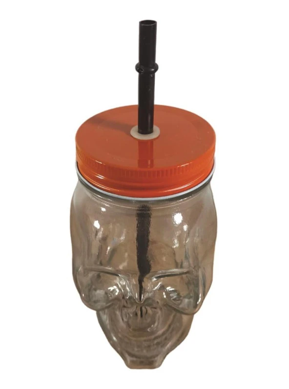 San Miguel Kuru Kafa Pipetli Kavanoz Bardak 450 ml Şeffaf - 3