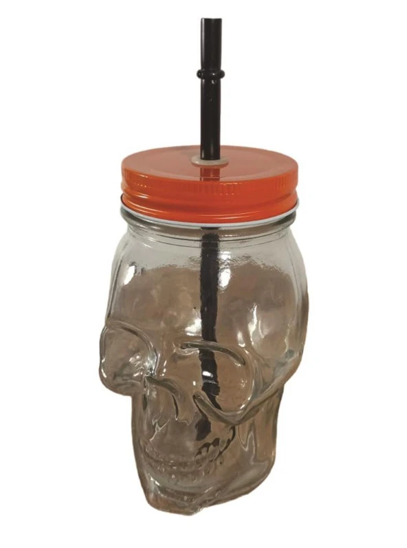 San Miguel Kuru Kafa Pipetli Kavanoz Bardak 450 ml Şeffaf - 5