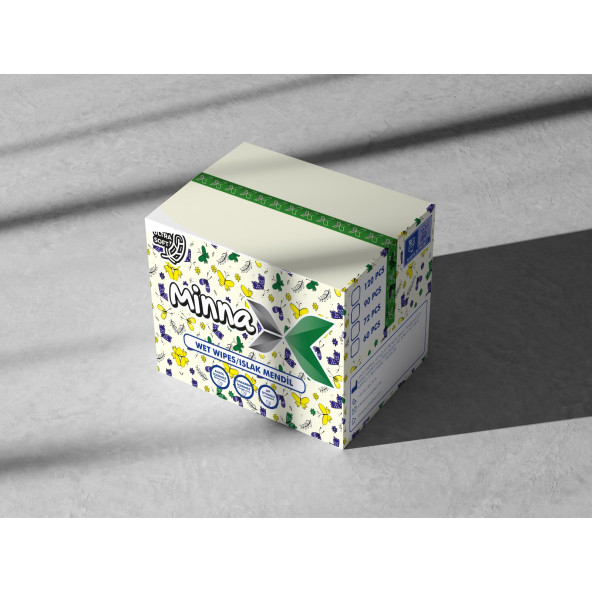 Minnax Islak Mendil 120li 12 Paket (12X120 1440 Yaprak) - 3