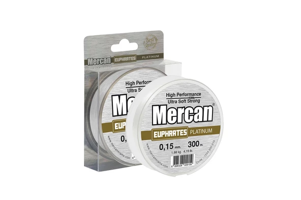 Mercan Euprates Platinum 300 m Makara Misina- Beyaz - 4