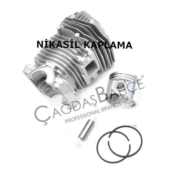 STİHL MS250 MOTORLU TESTERE NİKASİL SİLİNDİR PİSTON SETİ 42.5 mm - Resim 4