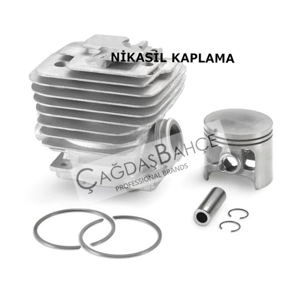 STİHL MS341 / MS361  TESTERE NİKASİL SİLİNDİR PİSTON SETİ 47 mm ürün görseli