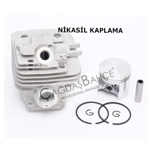STİHL MS341 / MS361  TESTERE NİKASİL SİLİNDİR PİSTON SETİ 47 mm - Resim 4