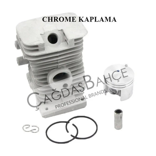STİHL MS180 MOTORLU TESTERE CHROME SİLİNDİR PİSTON SETİ 38 mm