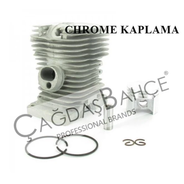 STİHL MS180 MOTORLU TESTERE CHROME SİLİNDİR PİSTON SETİ 38 mm - 4
