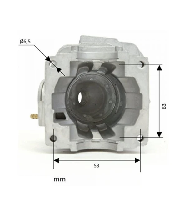 STİHL MS290 MOTORLU TESTERE CHROME SİLİNDİR PİSTON SETİ 46 mm - Resim 3