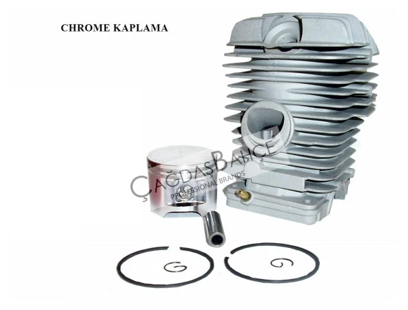 STİHL MS390 MOTORLU TESTERE CHROME SİLİNDİR PİSTON SETİ 49 mm ürün görseli