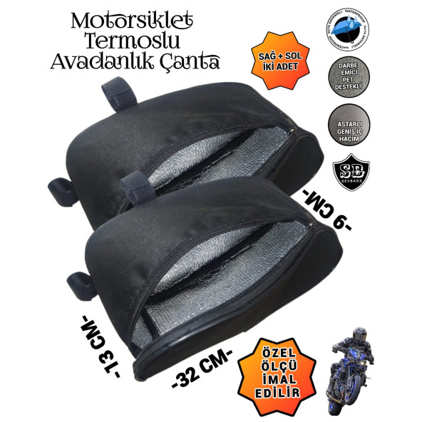 Sevbags Motorsiklet Termoslu Avadanlık Ön Koruma Demiri Çantaları