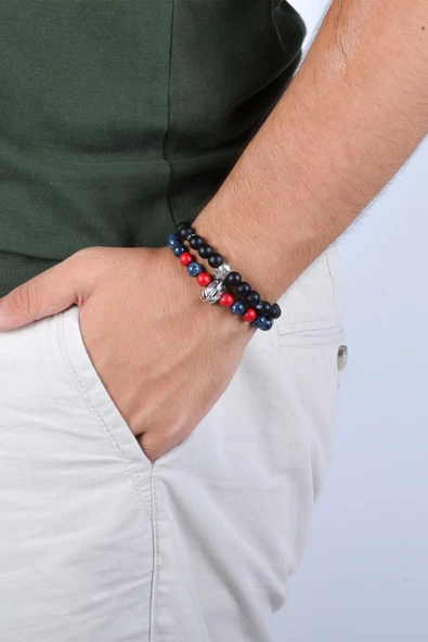 JTKB20019 JANTİ 2 Lİ KOMBİN KUTULU BİLEKLİK - Resim 1