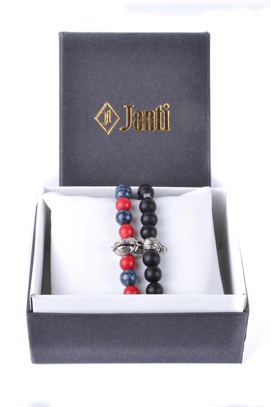 JTKB20019 JANTİ 2 Lİ KOMBİN KUTULU BİLEKLİK - Resim 4