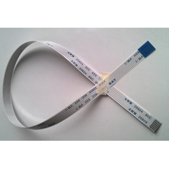 Awm 20624 80C 60V Vw-1 Flex Şerit Kablo 6 Pin 30Cm 6-1-30B