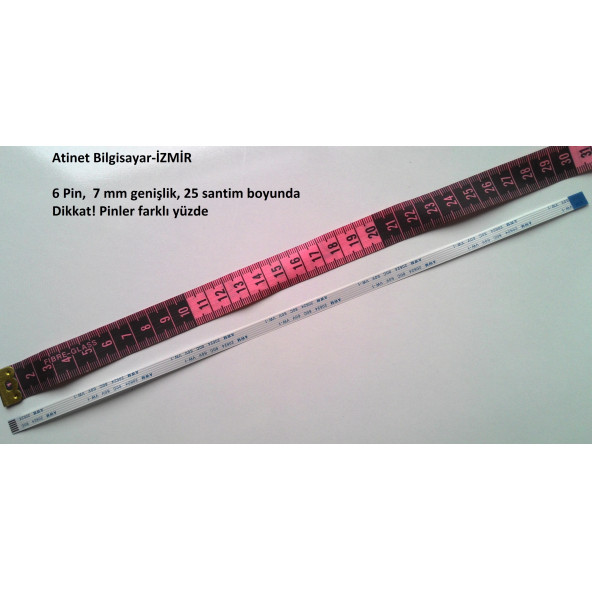 Awm 20624 80C 60V Vw-1 Flex Şerit Kablo 6 Pin 30Cm 6-1-30B - 2