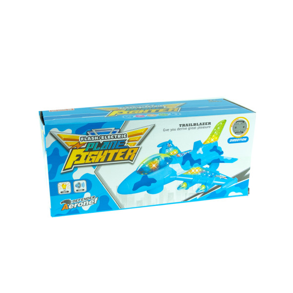 Oyuncak Uçak Savaş Uçağı Uçağı Işıklı Sesli 25 Cm - 2