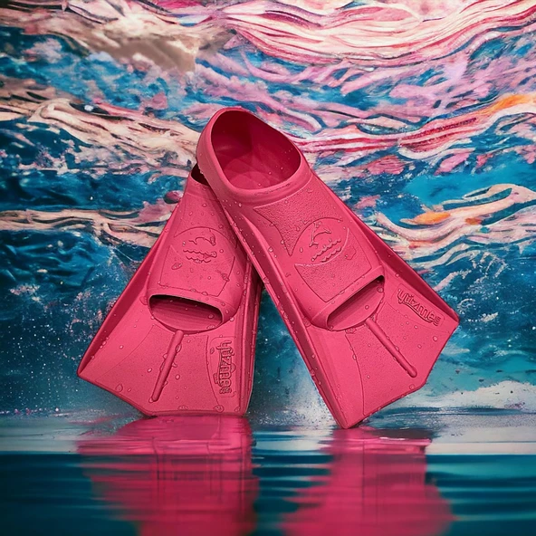 Yuzme.com Kısa Ayak Paleti (Pembe + Çantalı) - 5