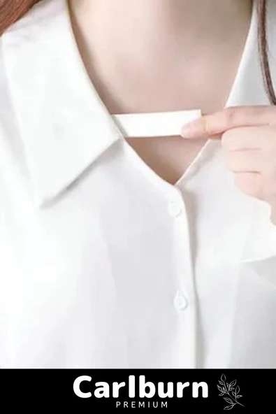 Premium Seri Bluz V Yaka Kıyafet Gece Nişan Düğün Kravat Açık Elbise Sabitleyici 36'lı Bant - 3