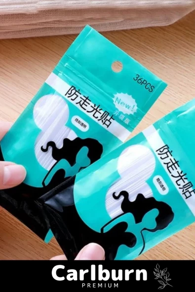 Premium Seri Bluz V Yaka Kıyafet Gece Nişan Düğün Kravat Açık Elbise Sabitleyici 36'lı Bant - 2