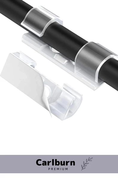 Özel Üretim Montaj Kötü Görüntü Engelleyici İz Bırakmaz Kablo Sabitleyici Klips Seti 20 Adet - 5