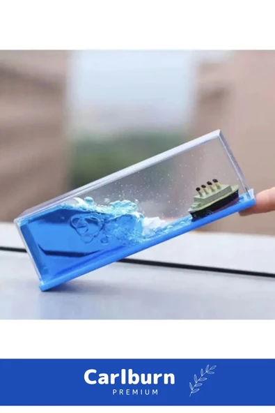 Özel Titanic Aşk Batmayan Gemi Yıl Dönümü Kız Arkadaş Doğum Günü Hediye Sevgiliye Akvaryum - 3