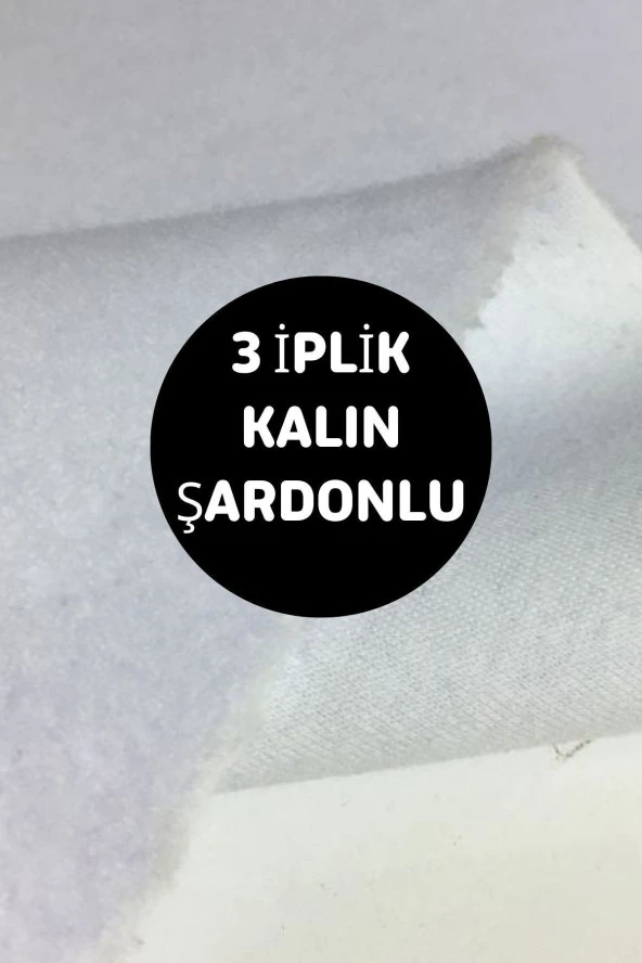 Kadın Ekru 3 Iplik Şardonlu Jogger Eşofman Altı - 5