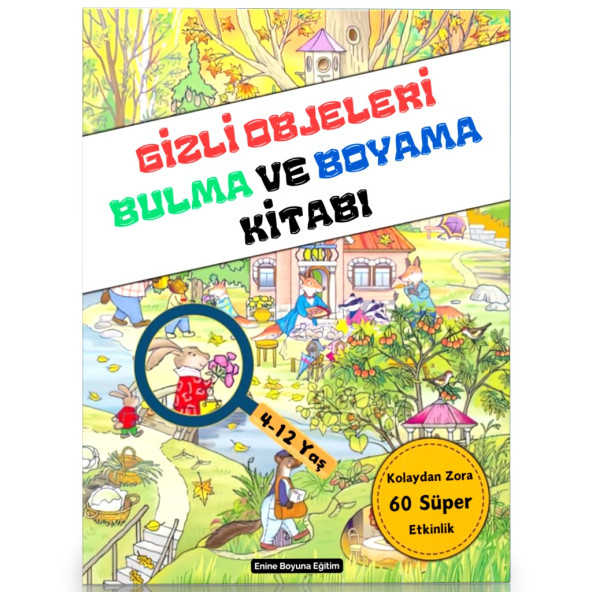 Gizli Objeleri Bul ve Boya (60 SÜPER Etkinlik Sayfası)