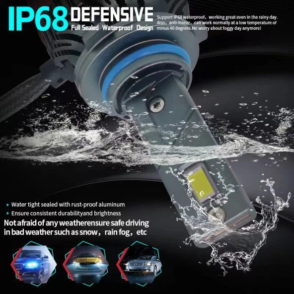 Led far ampulü canbus 110W 22000LM H9005 / LAAM924-1 - Resim 2