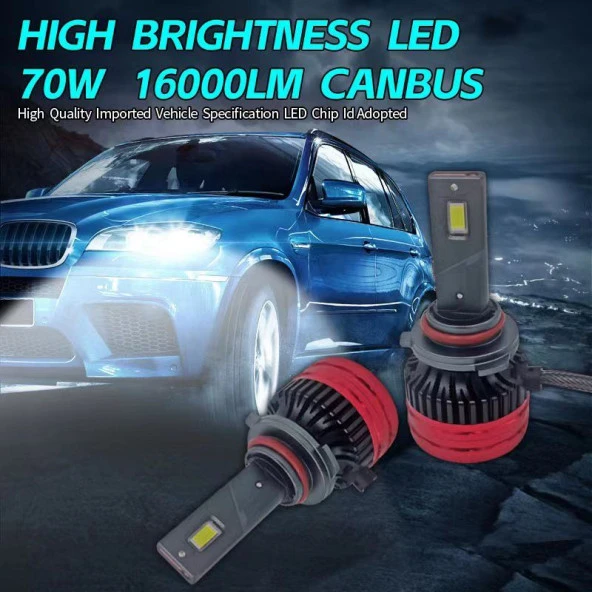 Led far ampulü canbus 110W 22000LM H9006 / LAAM924-2 - Resim 2