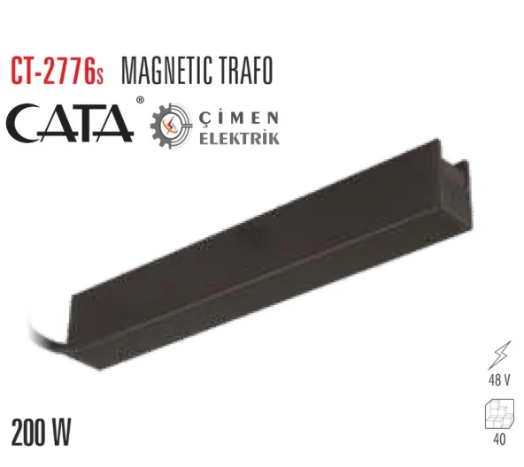 CATA CT 2776 200W Magnetıc Trafo Siyah Kasa