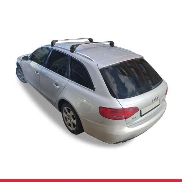 Audi A4 (B8) AVANT 2008-2015 Arası ile uyumlu ACE-2 Ara Atkı Tavan Barı GRİ - Resim 3