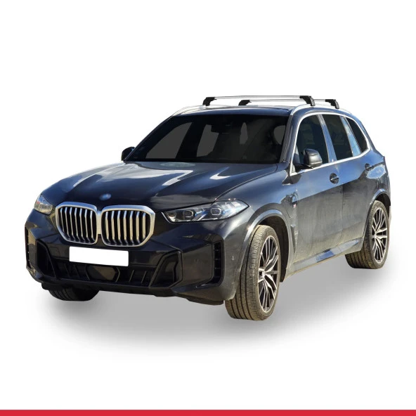 BMW X5 (G05) 2019 ve Sonrası ile Uyumlu ACE-2 Ara Atkı Tavan Barı GRİ - Resim 3