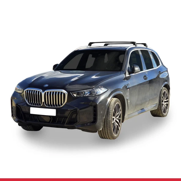 BMW X5 (G05) 2019 ve Sonrası ile Uyumlu ACE-2 Ara Atkı Tavan Barı SİYAH - Resim 3