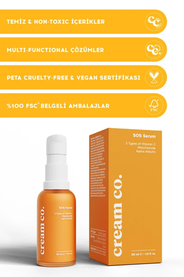 Cream Co. C Vitamini Yenileyici Sos Serum 30 Ml - 5