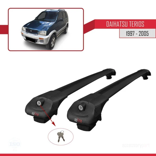 rası ile uyumlu ACE-1 Ara Atkı Tavan Barı SİYAH - Resim 4