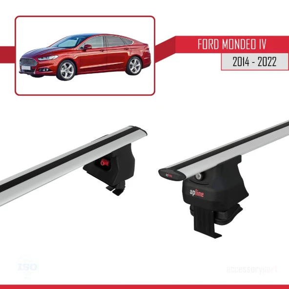 Ford Mondeo IV 2014-2022 Arası ile uyumlu ACE-4 Ara Atkı Tavan Barı GRİ - Resim 3