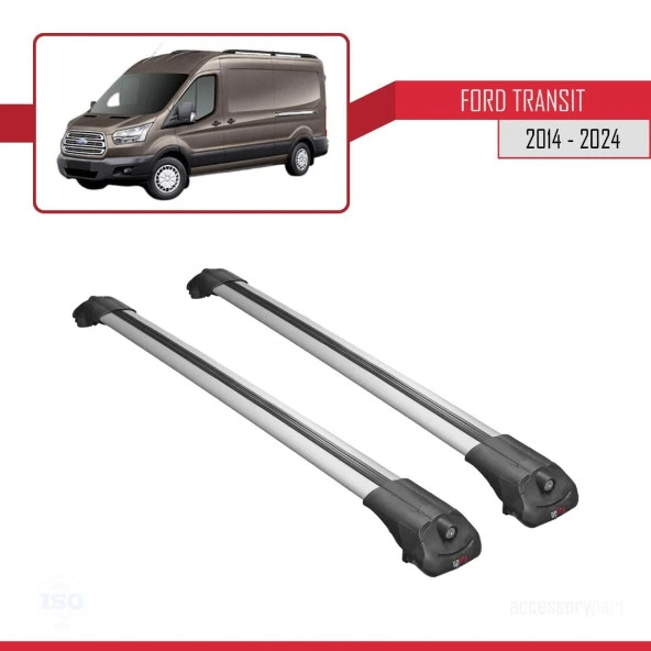 Ford Transit 2014 ve Sonrası ile uyumlu ACE-1 Ara Atkı Tavan Barı GRİ - Resim 3