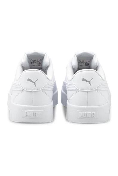 Puma Skye Clean - Kadın Deri Beyaz Spor Ayakkabı - 380147 02 - 5