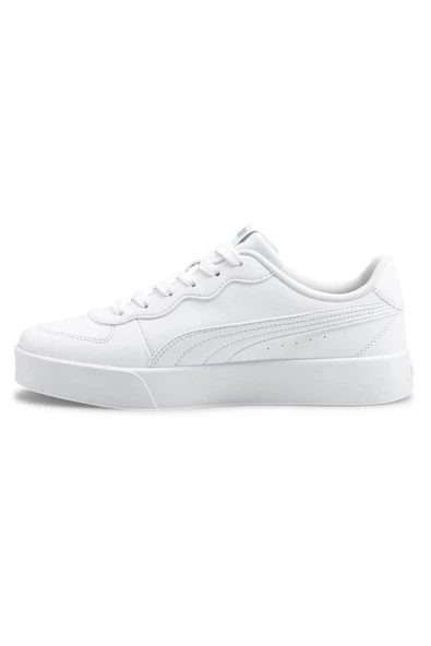 Puma Skye Clean - Kadın Deri Beyaz Spor Ayakkabı - 380147 02 - 6