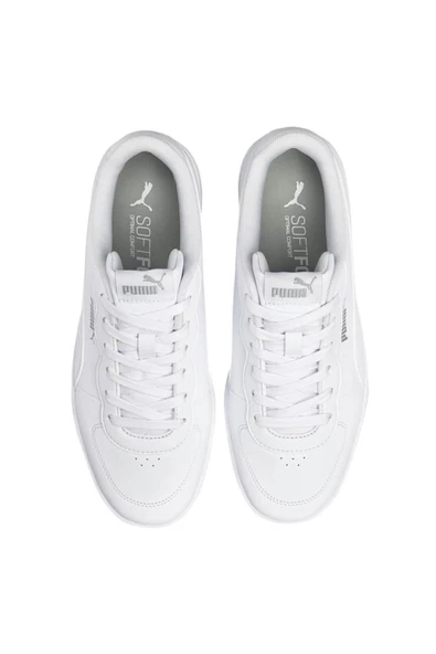 Puma Skye Clean - Kadın Deri Beyaz Spor Ayakkabı - 380147 02 - 4
