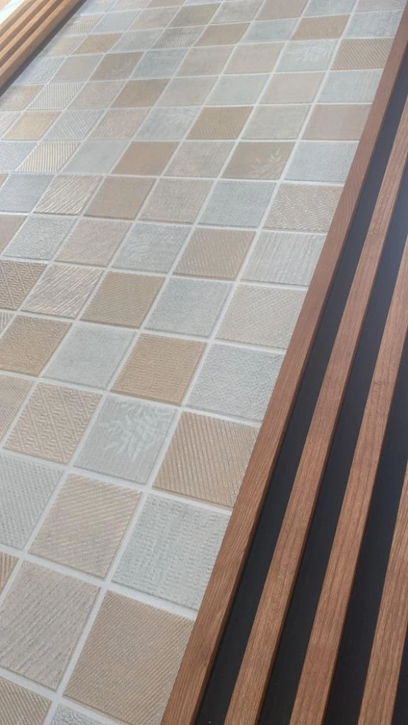 Renkli Duvarlar 70x70cm 1 Adet Yapışkanlı Dekoratif Küp Desen Renkli Tezgah Arası Salon Duvar Kağıdı Paneli NW167 - 3