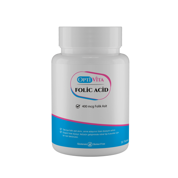 Optivita Folic Acid 400 mcg 30 Tablet Folik Asit