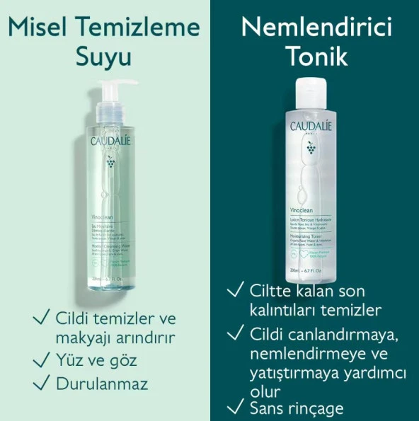 Caudalie Vinoclean Makyaj Temizleme Suyu 200 ml - Resim 6