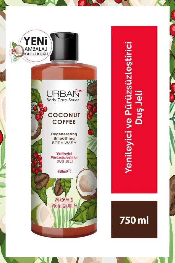 Urban Care Body Series Coconut Coffee Duş Jeli 750