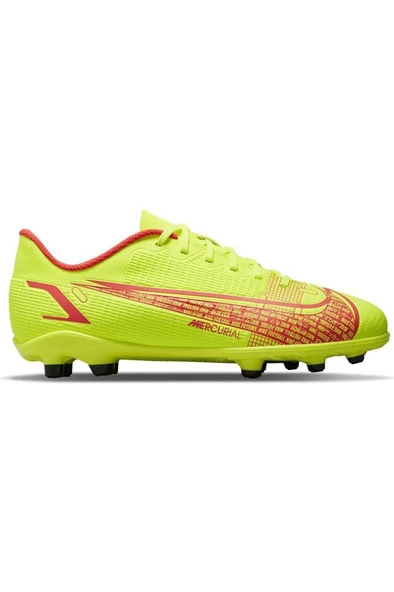 Nike JR Vapor 14 Club FG/MG CV0823-760 Neon Yeşil Çocuk Futbol Krampon