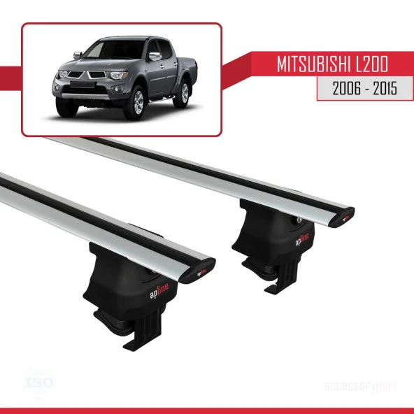 Mitsubishi L200 / Triton IV 2006-2015 Arası ile uyumlu ACE-4 Ara Atkı Tavan Barı GRİ